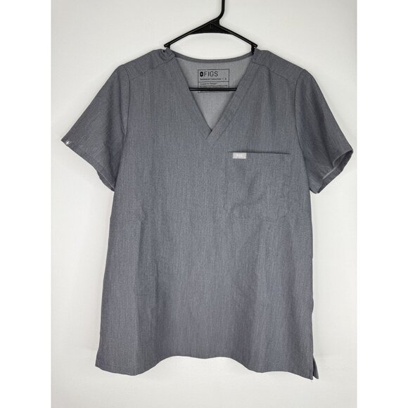 Figs Women's Technical Collection  Grey Top - Size S - Picture 1 of 6